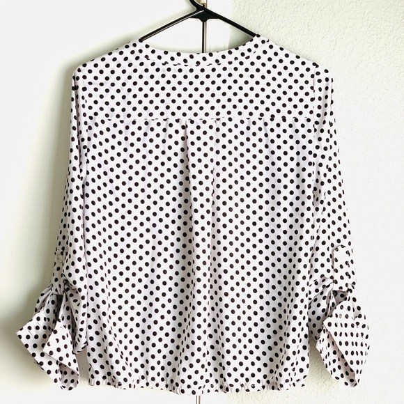 INC polka dot top. - Picture 3 of 5